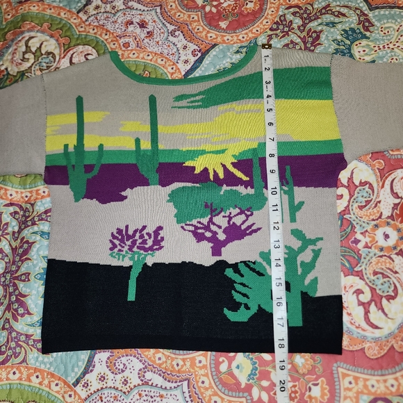 Tracy Reese Desert Scene Top - Picture 4 of 6